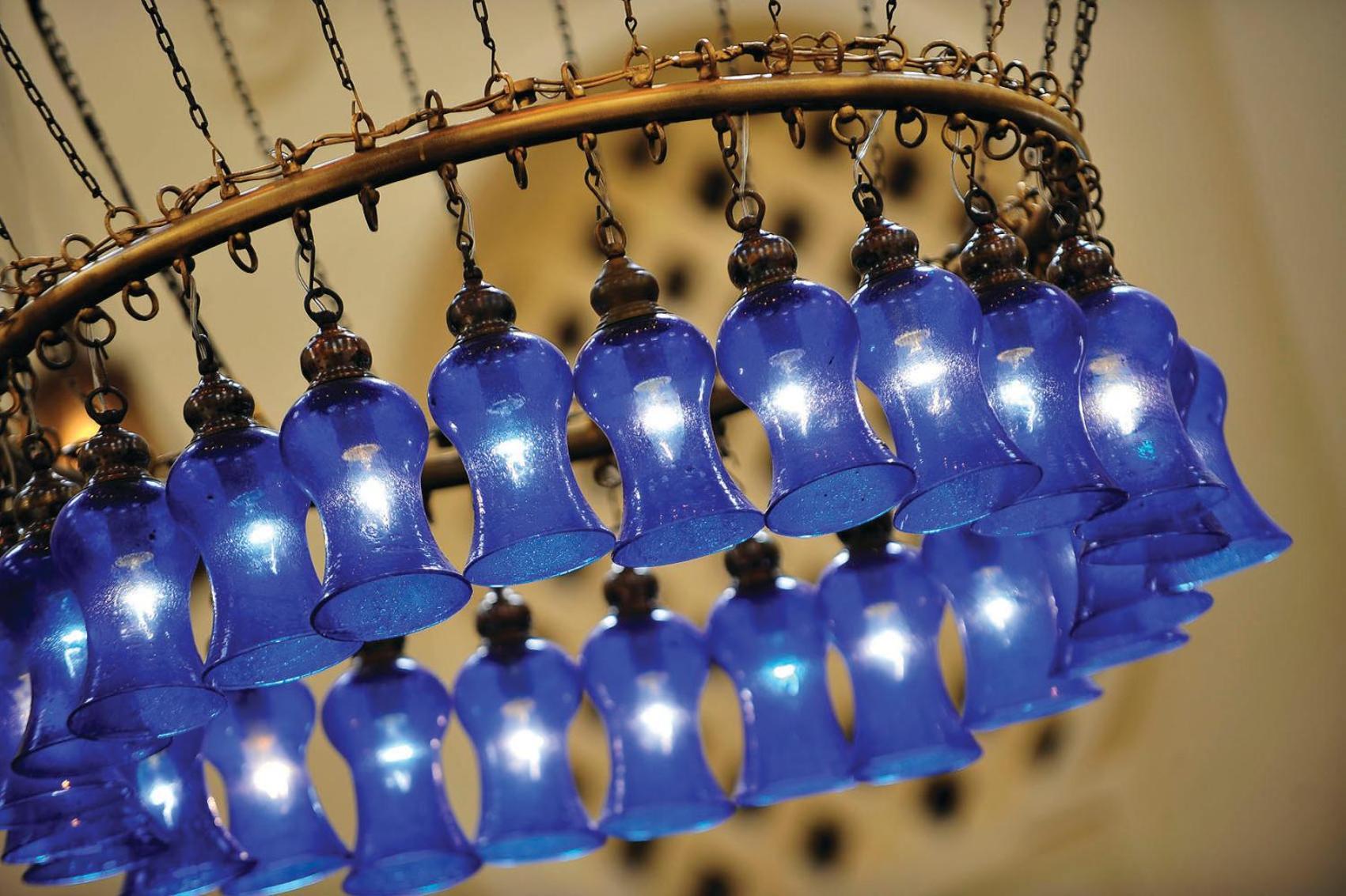 Baron Palms Adults Friendly Only 16 Years Plus Boutique Hotel Style Sharm el Sheikh Esterno foto Blue glass bell shades