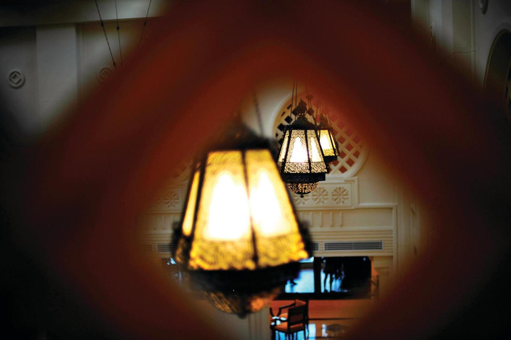 Baron Palms Adults Friendly Only 16 Years Plus Boutique Hotel Style Sharm el Sheikh Esterno foto Sconces in the dining room